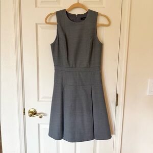 J Crew Grey A-line Dress - Size 2